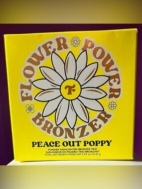 TRIXIE COSMETICS - Flower 🌺 Power 🌻 Bronzer 🌸 - (brand new) PEACE OUT POPPY 🌼